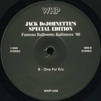 LP Jack Dejohnette's Special Edition: Famous Ballroom, Baltimore '80