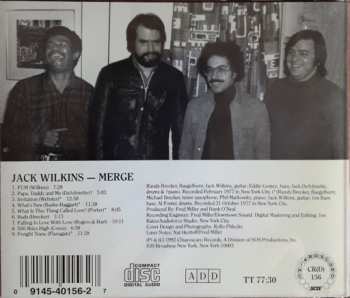 CD Jack Wilkins: Merge