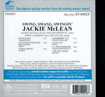 CD Jackie McLean: Swing, Swang, Swingin'