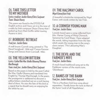 CD Jackie Oates: The Spyglass & The Herringbone