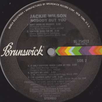 LP Jackie Wilson: Nobody But You