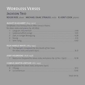 CD Jackson Trio: Wordless Verses
