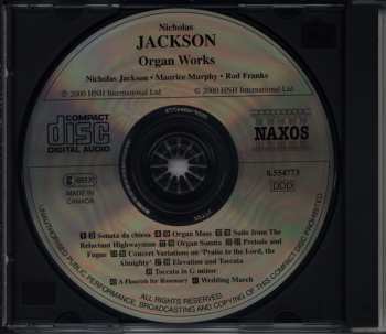 CD Nicholas Jackson: Trumpet And Organ Works
