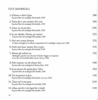 3CD/Caja Cappella Mediterranea: Motetti - Madrigali - Chansons