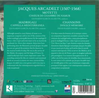 3CD/Caja Cappella Mediterranea: Motetti - Madrigali - Chansons