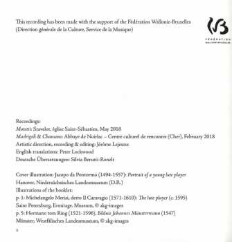 3CD/Caja Cappella Mediterranea: Motetti - Madrigali - Chansons