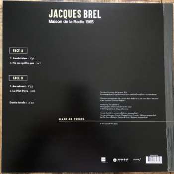 LP Jacques Brel: Amsterdam CLR