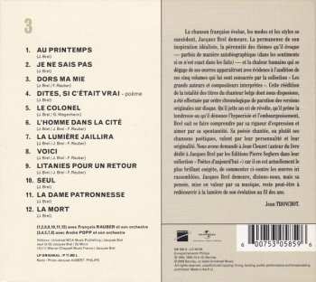 5CD/Caja Jacques Brel: Enregistrements Philips 1954-1961