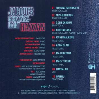CD Jacques Schwarz-Bart: Hazzan