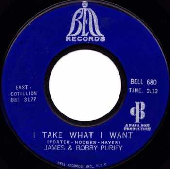 Album James & Bobby Purify: I Take What I Want / Sixteen Tons