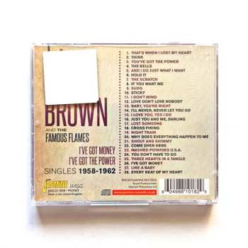 CD James Brown & The Famous Flames: I've Got Money, I've Got The Power - Singles 1958-1962