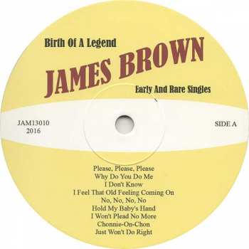 SP James Brown: Birth Of A Legend: Early And Rare Singles LTD