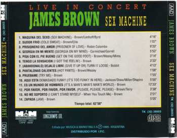 CD James Brown: Sex Machine (Live In Concert)