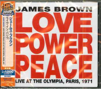 CD James Brown: Love Power Peace - Live At The Olympia, Paris, 1971 LTD