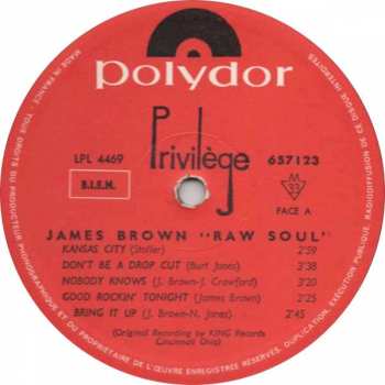 LP James Brown: Raw Soul