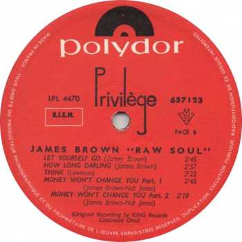 LP James Brown: Raw Soul