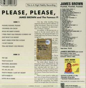 CD James Brown & The Famous Flames: Please, Please, Please LTD