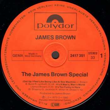 LP James Brown: The James Brown Special