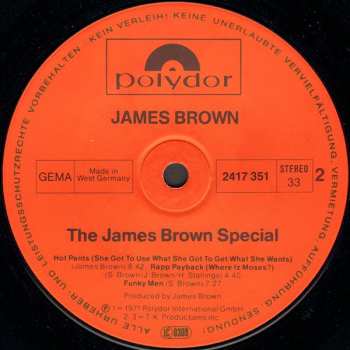 LP James Brown: The James Brown Special