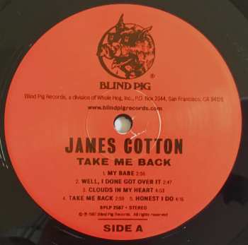 LP James Cotton: Take Me Back LTD