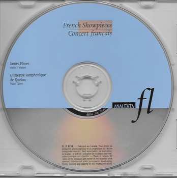 CD James Ehnes: French Showpieces - Concert Français