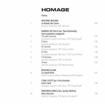 CD/DVD James Ehnes: Homage