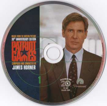 2CD James Horner: Patriot Games (Music From The Motion Picture)