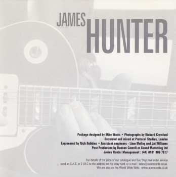 CD James Hunter: ...Believe What I Say