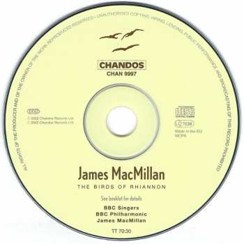 CD BBC Singers: The Birds Of Rhiannon