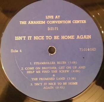 2LP James Taylor: "Isn't It Nice To Be Home Again" Live At The Anaheim Convention Center 3-21-71 NUM | LTD | CLR