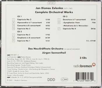 3CD/Caja Jan Dismas Zelenka: Complete Orchestral Works