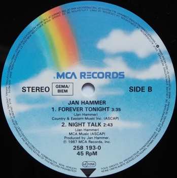 LP Jan Hammer: Forever Tonight