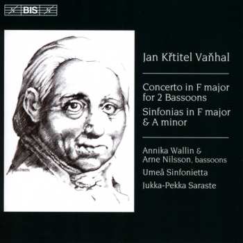 Album Johann Baptist Vanhal: Concerto For 2 Bassoons And Orchestra / 2 Sinfonias