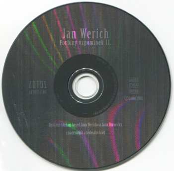 CD Jan Werich: Forbíny Vzpomínek II.