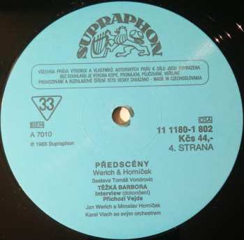 2LP Jan Werich: Předscény