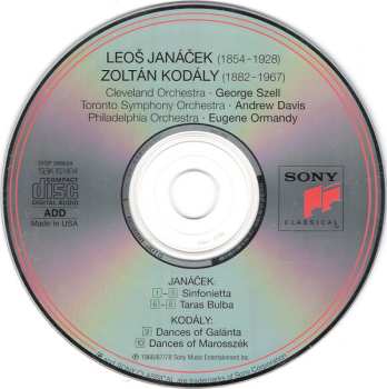 CD George Szell: Sinfonietta - Taras Bulba / Dances 