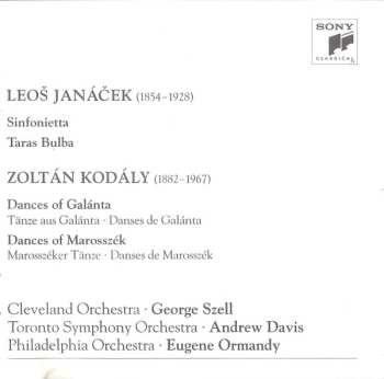 CD George Szell: Sinfonietta - Taras Bulba / Dances 