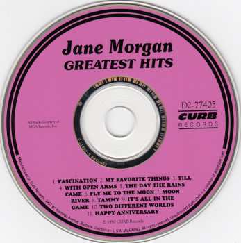 CD Jane Morgan: Greatest Hits