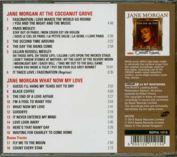 CD Jane Morgan: What Now My Love? And Jane Morgan At The Cocoanut Grove