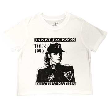 Merch Janet Jackson: Mujeres Crop Top Rhythm Nation