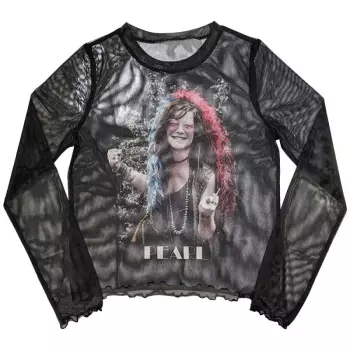 Mujeres Long Sleeve Camiseta Pearl Garden