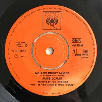 SP Janis Joplin: Me And Bobby McGee