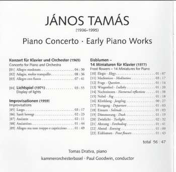 CD Kammerorchester Basel: Piano Concerto • Early Piano Works