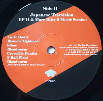 LP Japanese Television: EPs I & II LTD