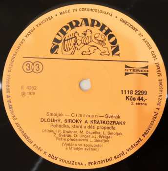 LP Jára Cimrman: Dlouhý, Široký A Krátkozraký (Pohádka, Která U Dětí Propadla)
