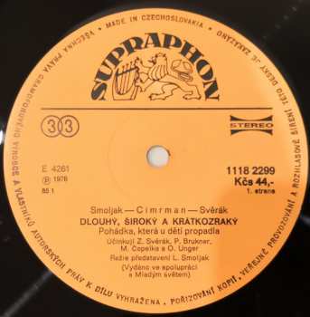 LP Jára Cimrman: Dlouhý, Široký A Krátkozraký (Pohádka, Která U Dětí Propadla)
