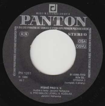 2SP Jaromír Nohavica: Písně Pro V.V.