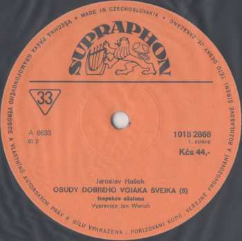 LP Jaroslav Hašek: Osudy Dobrého Vojáka Švejka 8