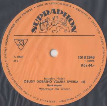 LP Jaroslav Hašek: Osudy Dobrého Vojáka Švejka 9