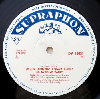 LP Jaroslav Hašek: Osudy Dobrého Vojáka Švejka